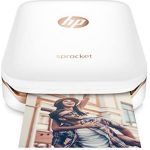 HP Sprocket Imprimante Photo portable (Bluetooth, Impression Couleur sans Encre 5 x 7,6 cm) Blanc