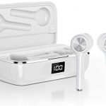 Écouteurs Bluetooth Sans Fil,ecouteur bluetooth 5.0 Contrôle Tactile ecouteurs sans fil avec Étui Ch...