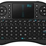 Rii Mini i8 Wireless (AZERTY) - Mini Clavier français, Ergonomique sans Fil avec Touchpad - Pour Sma...
