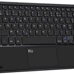 VBESTLIFE Clavier sans Fil Universel 2-en-1, Kit Clavier de Bluetooth avec Etui en Cuir PU et Le Support pour Les Téléphones iOS/Android.(Noir) - Bestbluetooth.fr Rii BT11 Clavier sans Fil Ultra Fin Bluetooth AZERTY avec Touchpad de Multi-Fonction pour Windows, L...