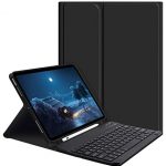 GOOJODOQ Coque Clavier pour iPad Air 4 2020 10.9 Etui Housse en TPU Souple avec Porte Crayon, Clavie...