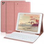 VBESTLIFE Clavier sans Fil Universel 2-en-1, Kit Clavier de Bluetooth avec Etui en Cuir PU et Le Support pour Les Téléphones iOS/Android.(Noir) - Bestbluetooth.fr Coque avec clavier pour iPad 9.7 pour iPad 6e génération 2018 iPad 5e génération 2017 iPad Pro 9.7 i...